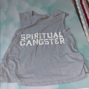 SPIRITUAL GANGSTER MUSCLE TEE SZ M